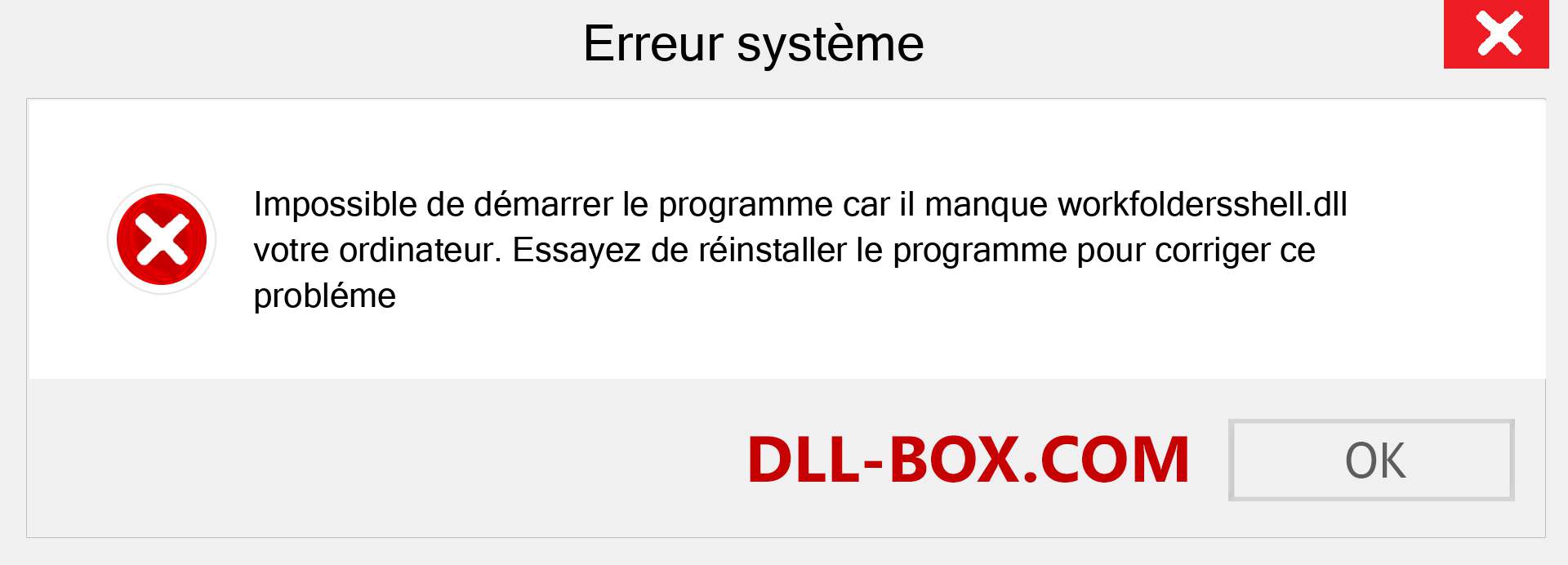 Le fichier workfoldersshell.dll est manquant ?. Télécharger pour Windows 7, 8, 10 - Correction de l'erreur manquante workfoldersshell dll sur Windows, photos, images